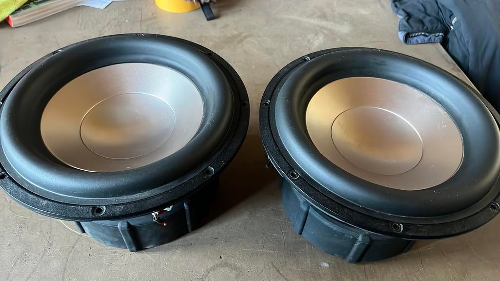 Seas extreme 10” subwoofers l26ro04y high end!, Audio, Tv en Foto, Luidsprekers, Subwoofer, Zo goed als nieuw, 120 watt of meer