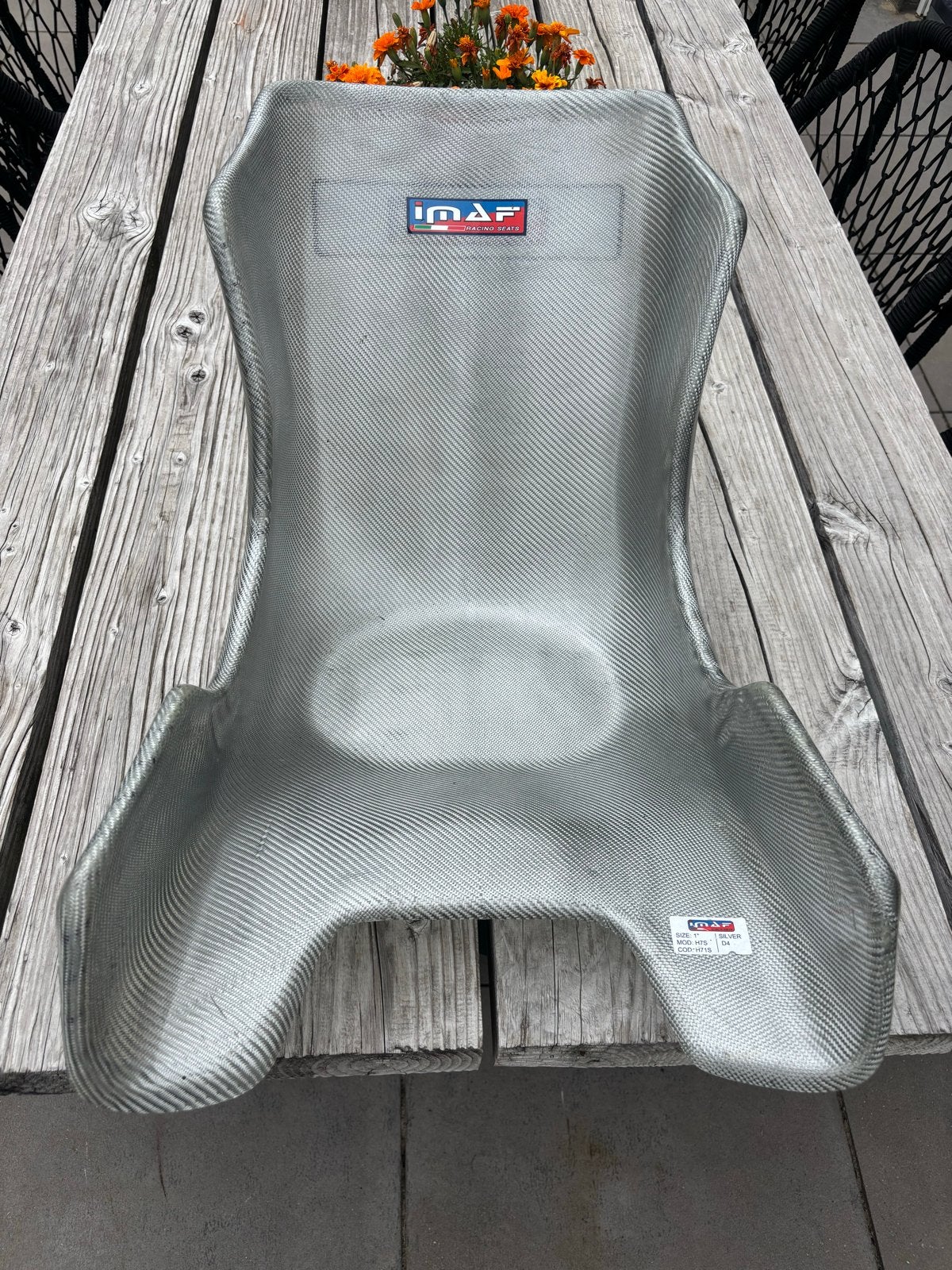 Nieuw IMAF H7S Kart Zitje - 30cm - Silver, Ophalen of Verzenden, Nieuw, Onderdelen Kart