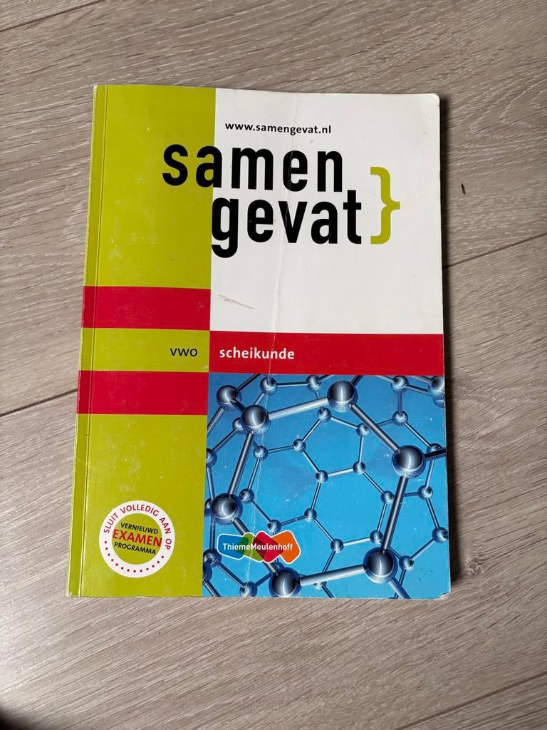Samengevat Scheikunde VWO - Examenvoorbereiding, Ophalen, Zo goed als nieuw, VWO, Scheikunde
