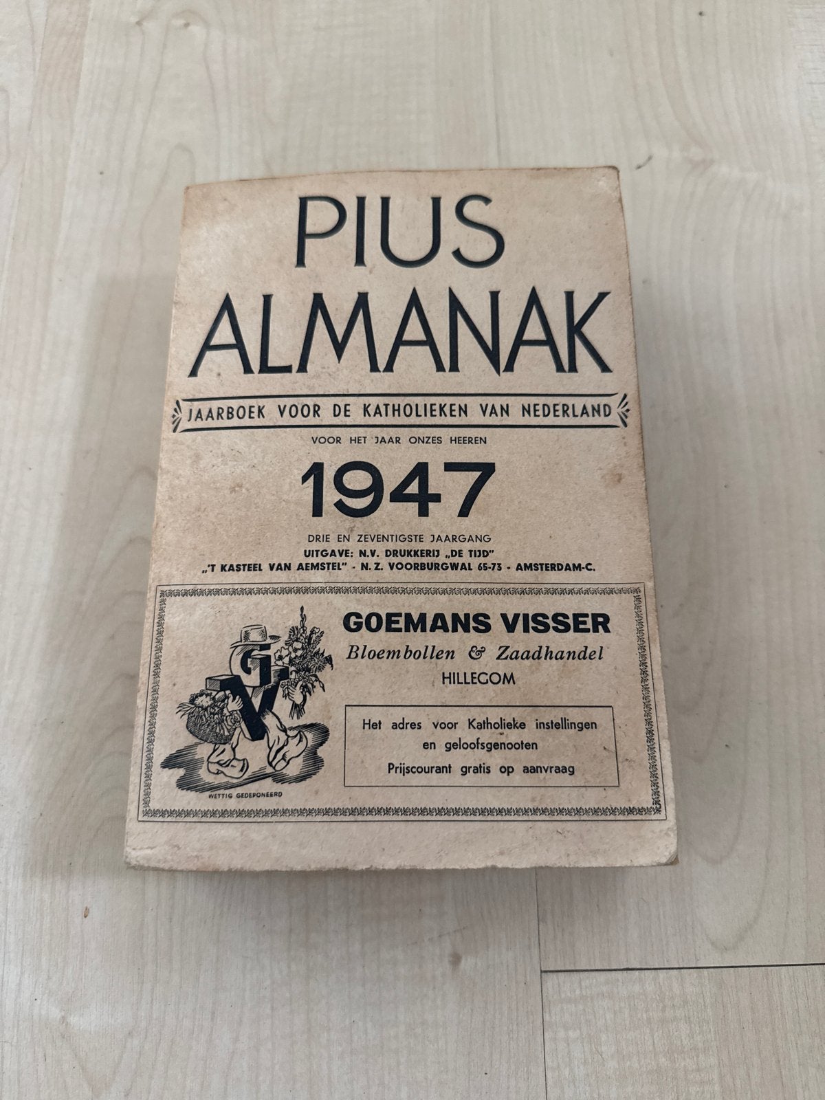 Pius Almanak 1947 - Jaarboek voor Katholieken, Ophalen of Verzenden