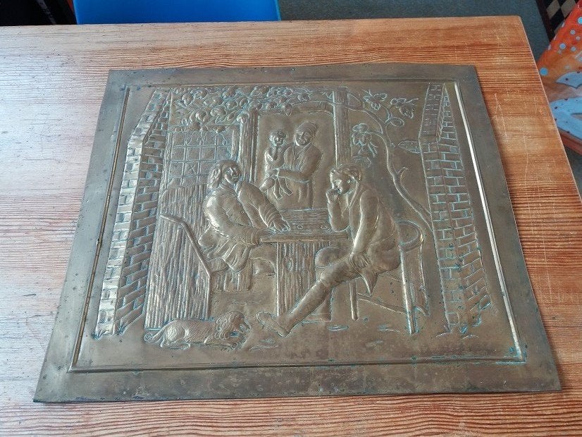 Kunstzinnig Dambord, Ophalen of Verzenden, Gebruikt