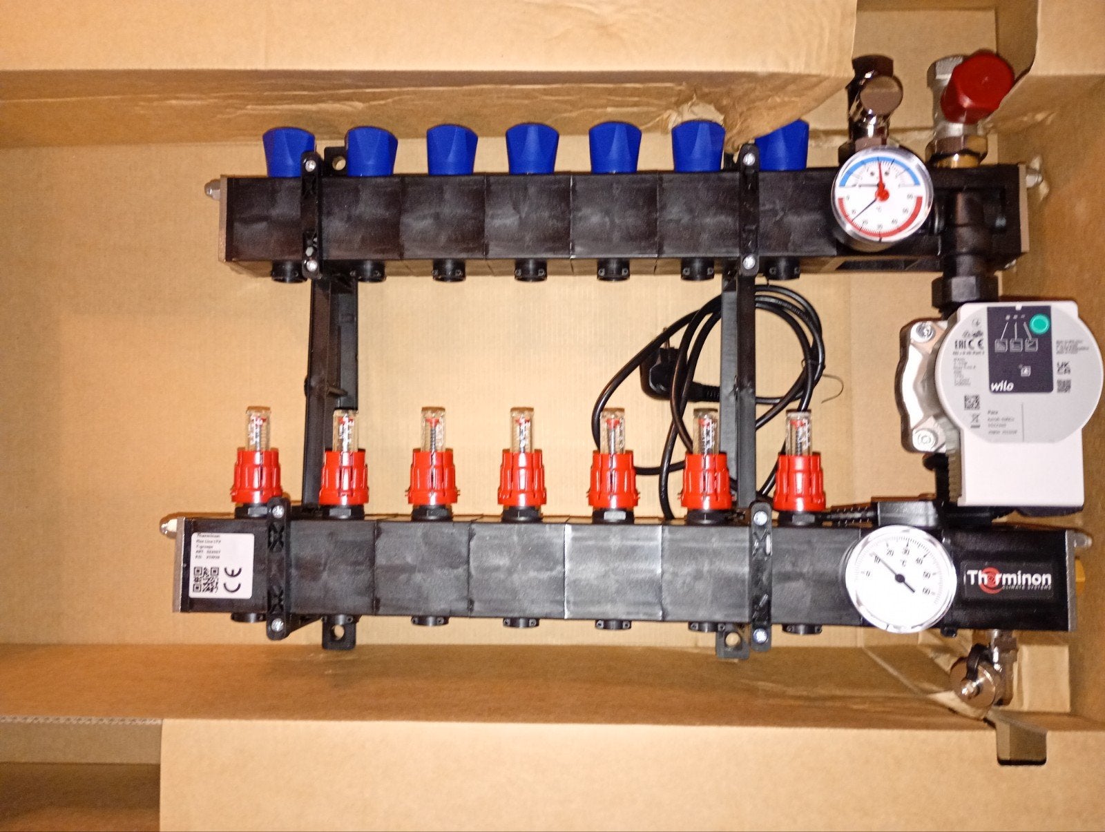 Therminon Flex Line LTV Verdeler 7 groeps met pomp, Ophalen of Verzenden, Nieuw