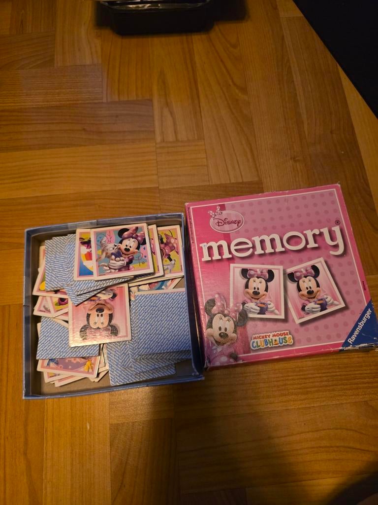 Disney Minnie Mouse Memory spel Ravensburger, Een of twee spelers, Ophalen of Verzenden, Gebruikt, Ravensburger