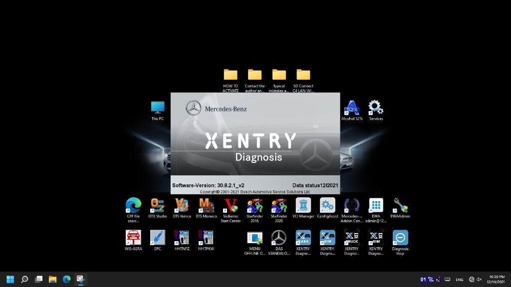 Mercedes-Benz Xentry OpenShell XDOS 06.2021, Auto diversen, Verzenden