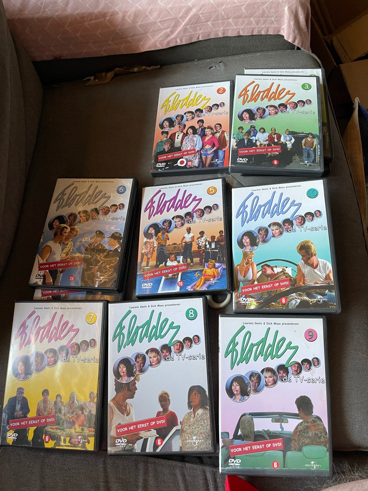 Flodder de TV-serie DVD Boxen - Seizoenen 2, 3, 5, 6, 7, 8,, Gebruikt, Komedie, Ophalen of Verzenden, Nederlands