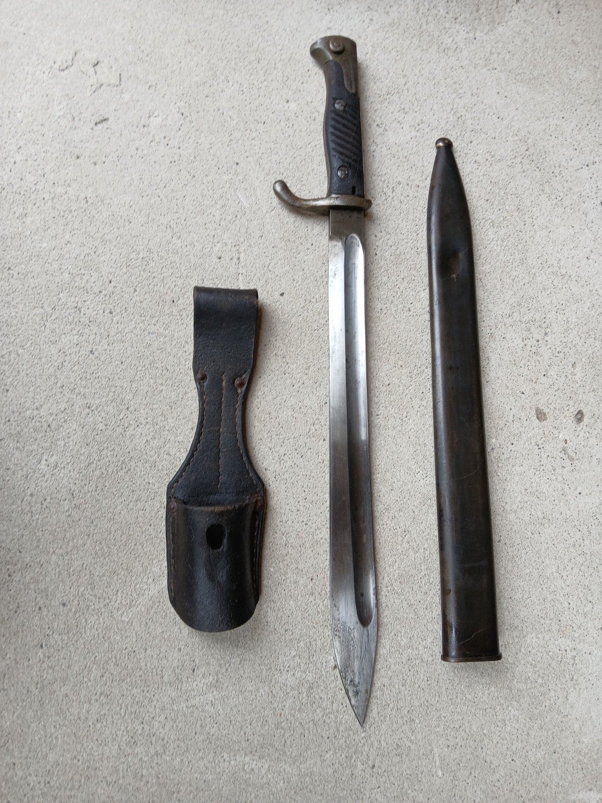 Duitse 05/98 bajonet wo1, Ophalen of Verzenden, Landmacht, Duitsland, Mes of Dolk