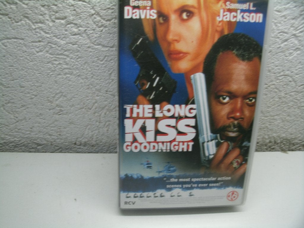 vhs 92b the long kiss goodnight, Vanaf 16 jaar, Ophalen of Verzenden, Zo goed als nieuw, Actie en Avontuur