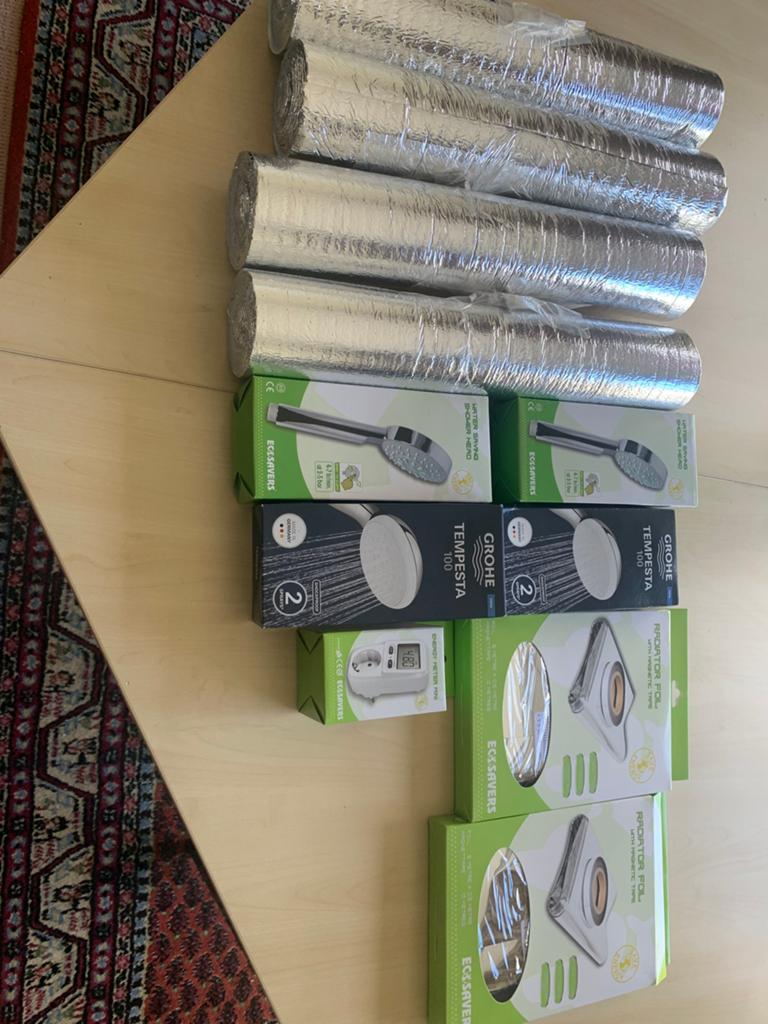 Radiator folie en water besparende douchekoppen, Ophalen, Nieuw, Minder dan 60 cm, Overige typen