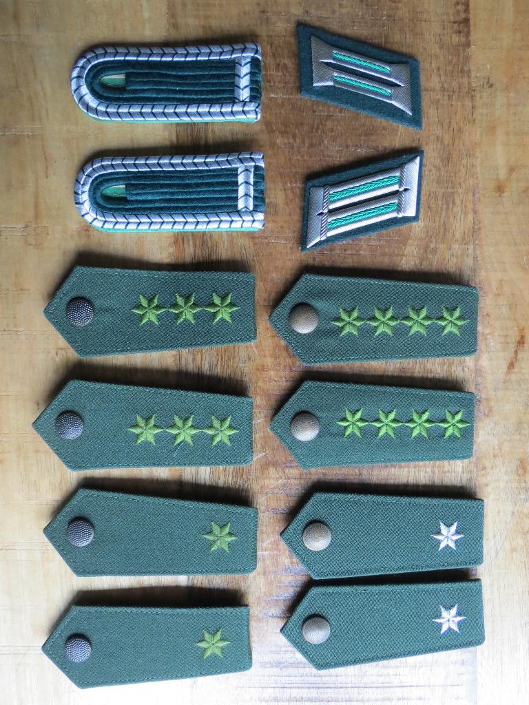 Duitse epauletten, Ophalen of Verzenden, Landmacht, Duitsland, Lintje, Medaille of Wings