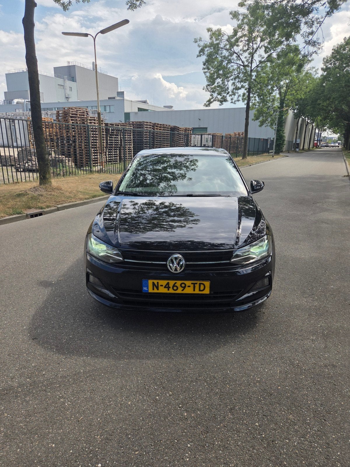 Volkswagen Polo 1.0 TSI 95pk 7-DSG 2018 Zwart, Auto's, Euro 5, Stof, Zwart, 95 pk
