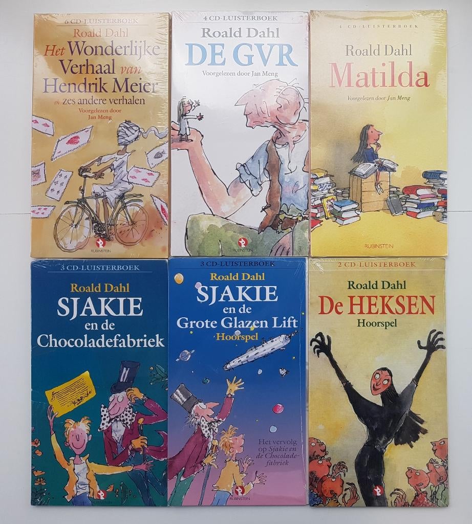 10x Nieuwe Luisterboeken Roald Dahl oa. GVR, Sjakie, Matilda, Ophalen of Verzenden, Roald Dahl, Cd, Kind