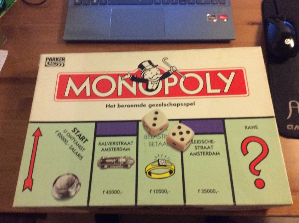Monopoly van parker. vintage 1996, Vijf spelers of meer, Ophalen of Verzenden, Gebruikt, Parker