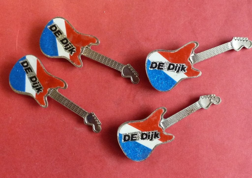 4x  Gitaarspeldjes   DE DIJK, Ophalen of Verzenden, Zo goed als nieuw, Overige typen