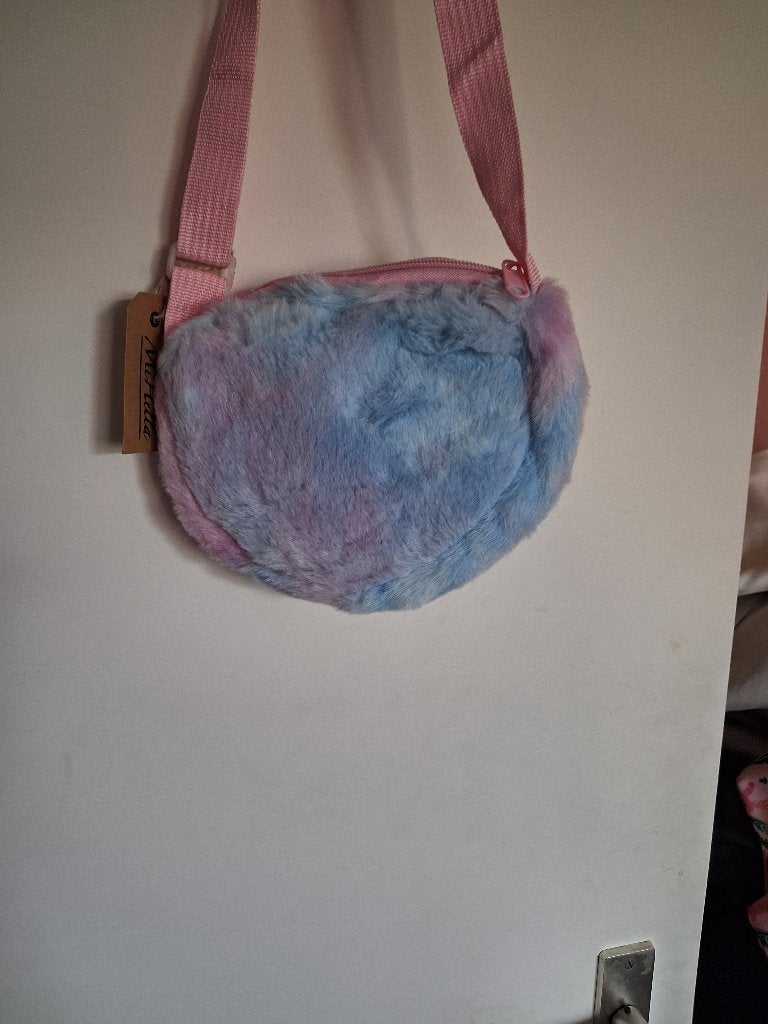 eenhoorn tasje blauw gekleurd, Blauw, Verzenden, Tas, Nieuw