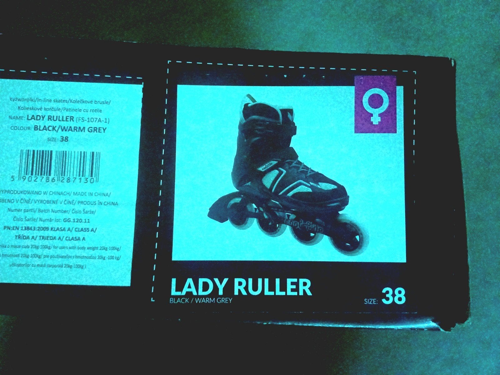 Coolslide Lady Ruller Inline Skates Dames - Maat 38, Overige merken, Nieuw, Ophalen of Verzenden, Inline skates 4 wielen