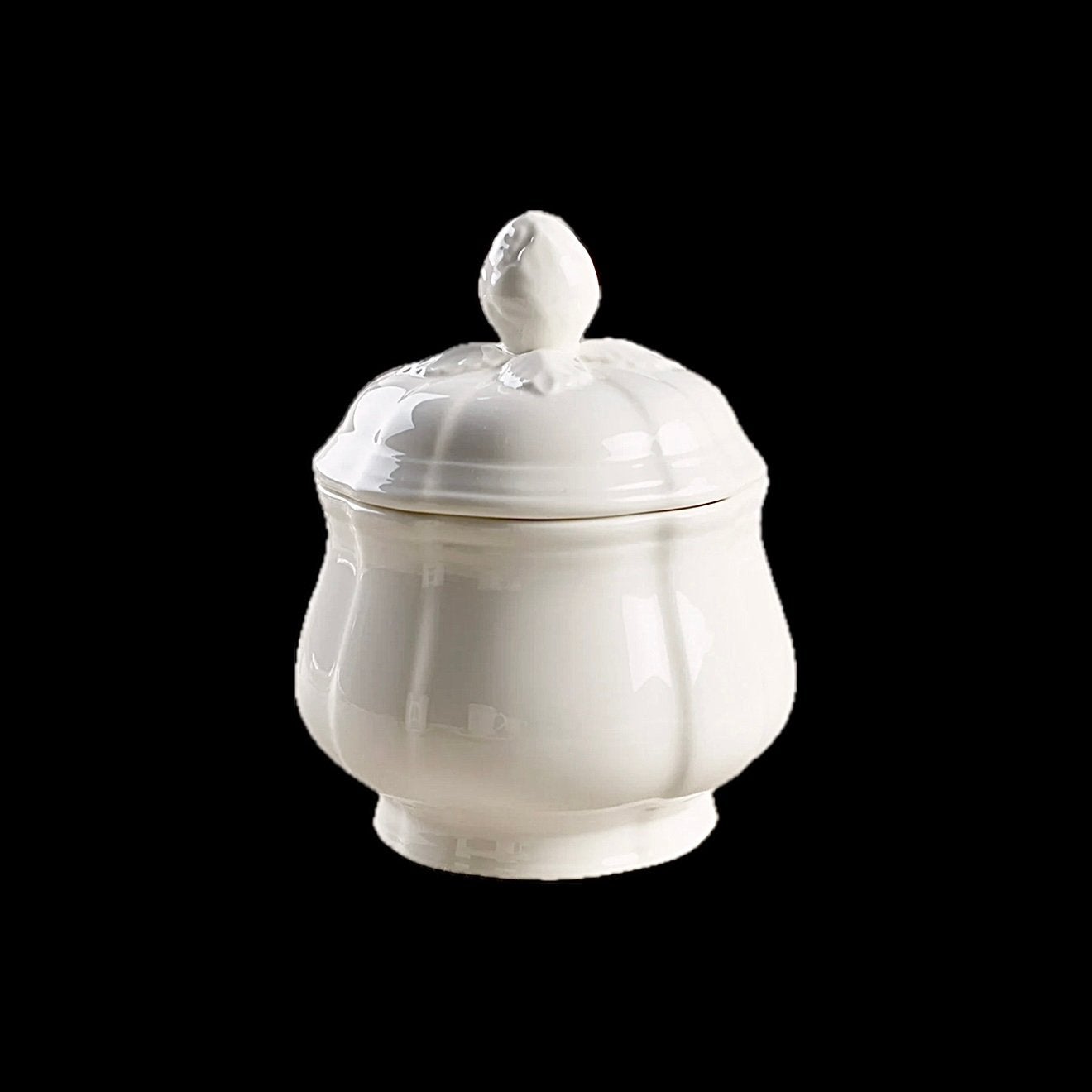 Villeroy & Boch Manoir 𝐕𝐢𝐭𝐫𝐨        Suikerpot+Deksel, Ophalen of Verzenden, Zo goed als nieuw, Overige stijlen, Porselein
