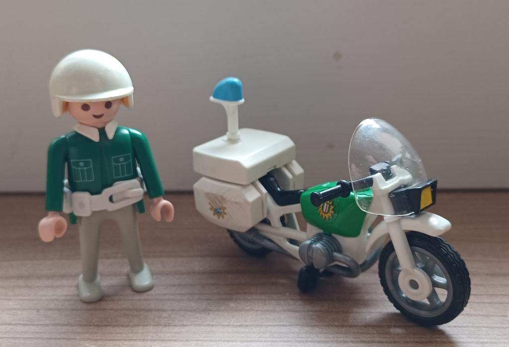 playmobil motoragent, Ophalen of Verzenden, Gebruikt, Los playmobil