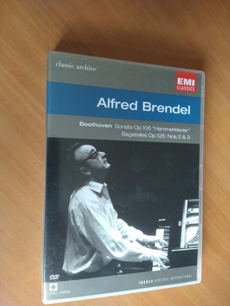 DVD Alfred Brendel. Beethoven - Sonata Op.106 Hammerklavier, Alle leeftijden, Ophalen of Verzenden, Zo goed als nieuw