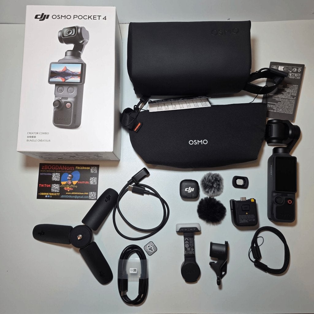 Dji Osmo Pocket 4 Creator Combo, Overige merken, Overige soorten, Zo goed als nieuw, Camera