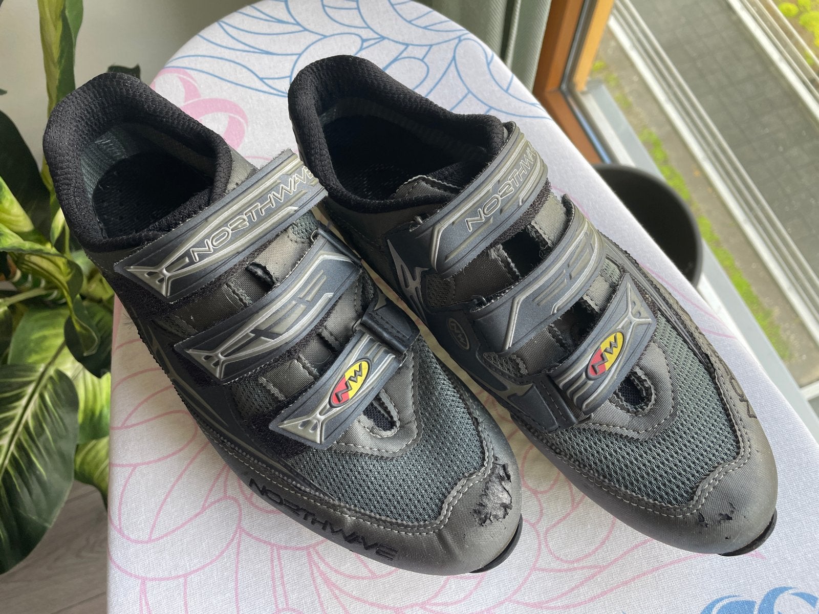 Northwave fietsschoenen - Maat 44 - Gebruikt, Fietsen en Brommers, Fietsaccessoires | Fietskleding, Gebruikt, Schoenen, Overige maten