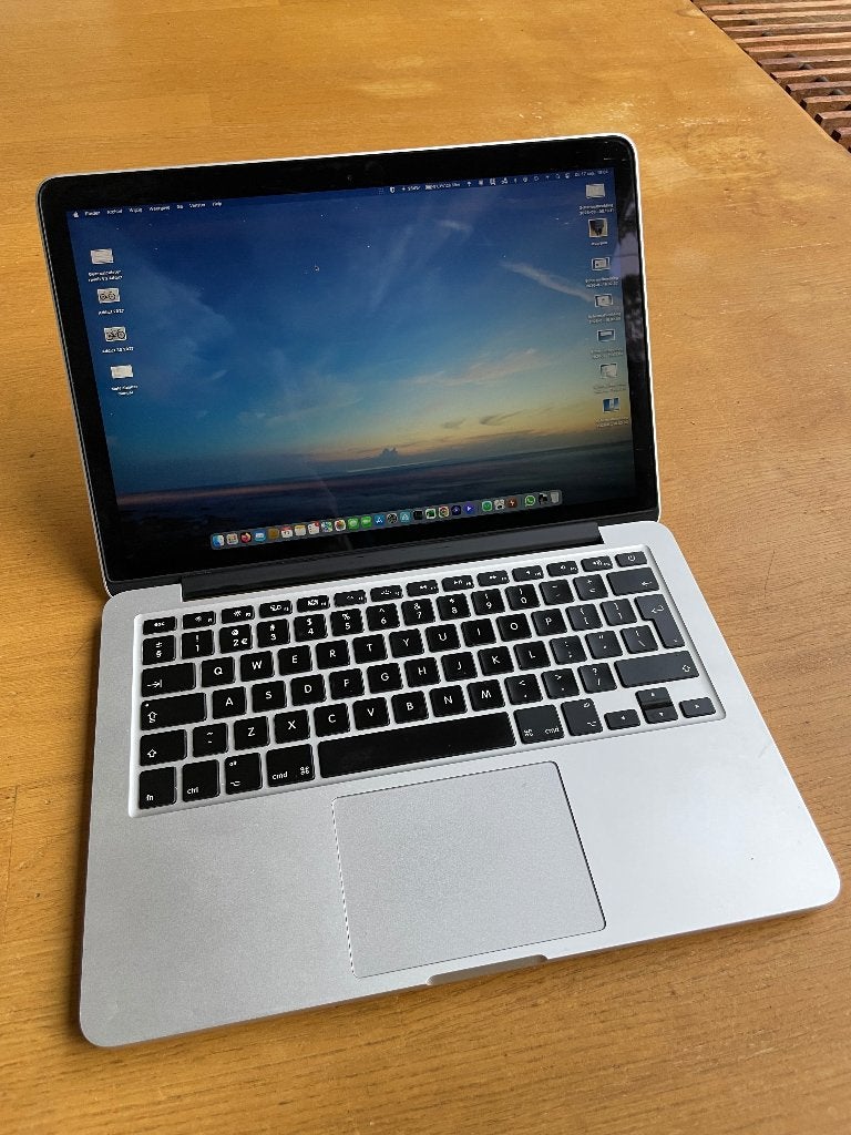 Macbook Pro 13" retina, MacBook Pro, 256 GB, 2 tot 3 Ghz, Qwerty