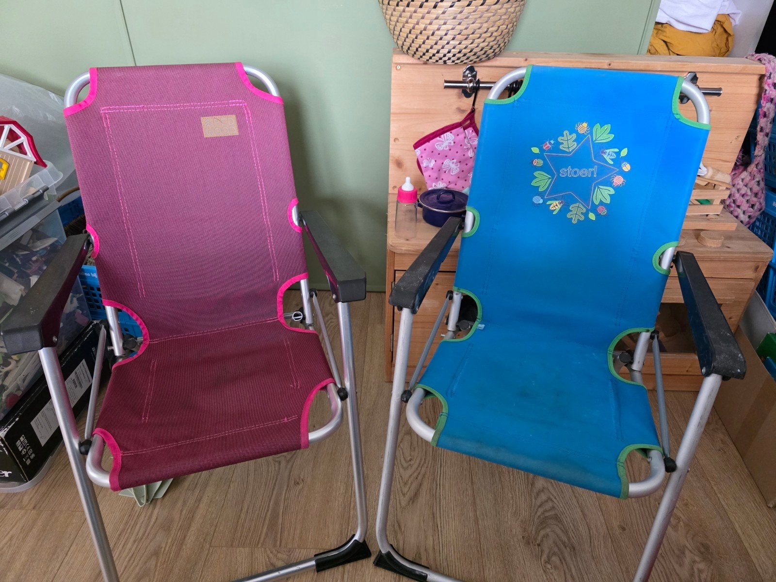 2x Campingstoel - Redwood en Stoer! (kinderstoelen), Ophalen