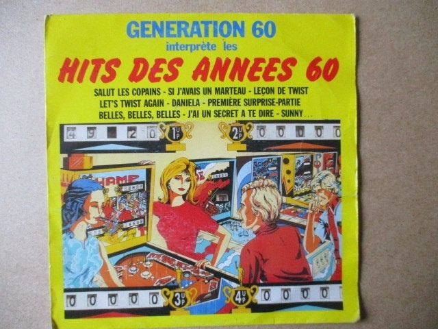 s2329 generation 60 - hits des annees 60, Cd's en Dvd's, Ophalen, Gebruikt, 7 inch, Overige genres
