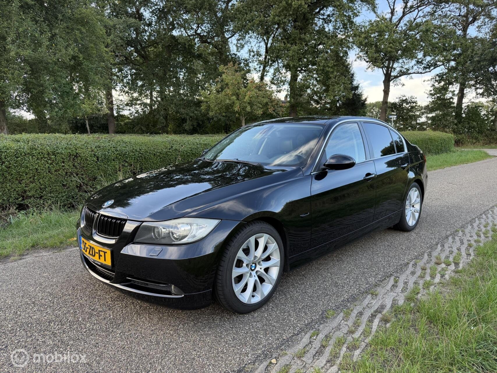 BMW 3-serie 335i High Executive Automaat Xenon Nap!, Auto's, Gebruikt, Zwart, Zwart, Bedrijf
