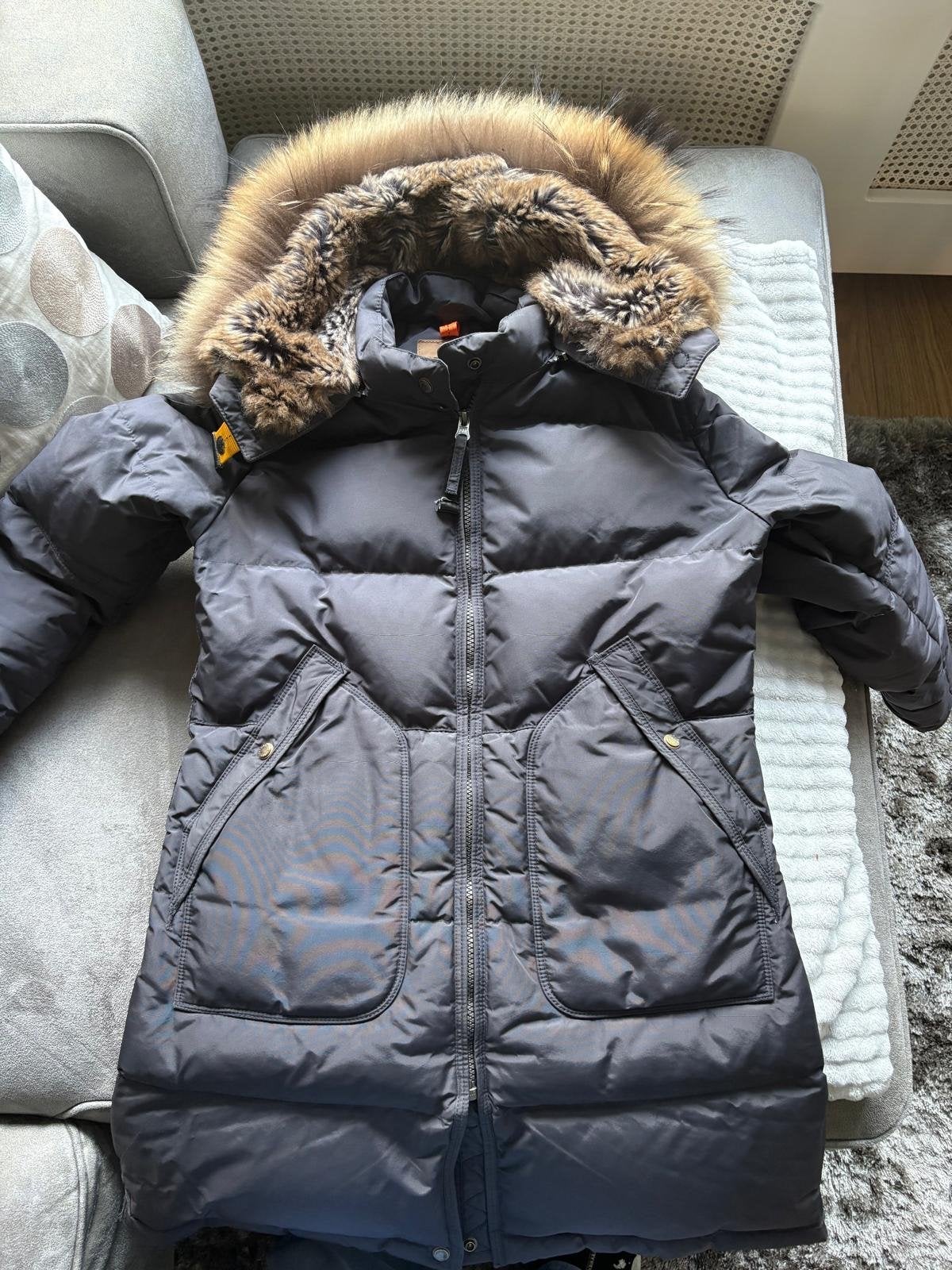 Parajumperjas meisje maat s, Ophalen, Zo goed als nieuw, Maat 36 (S), Grijs