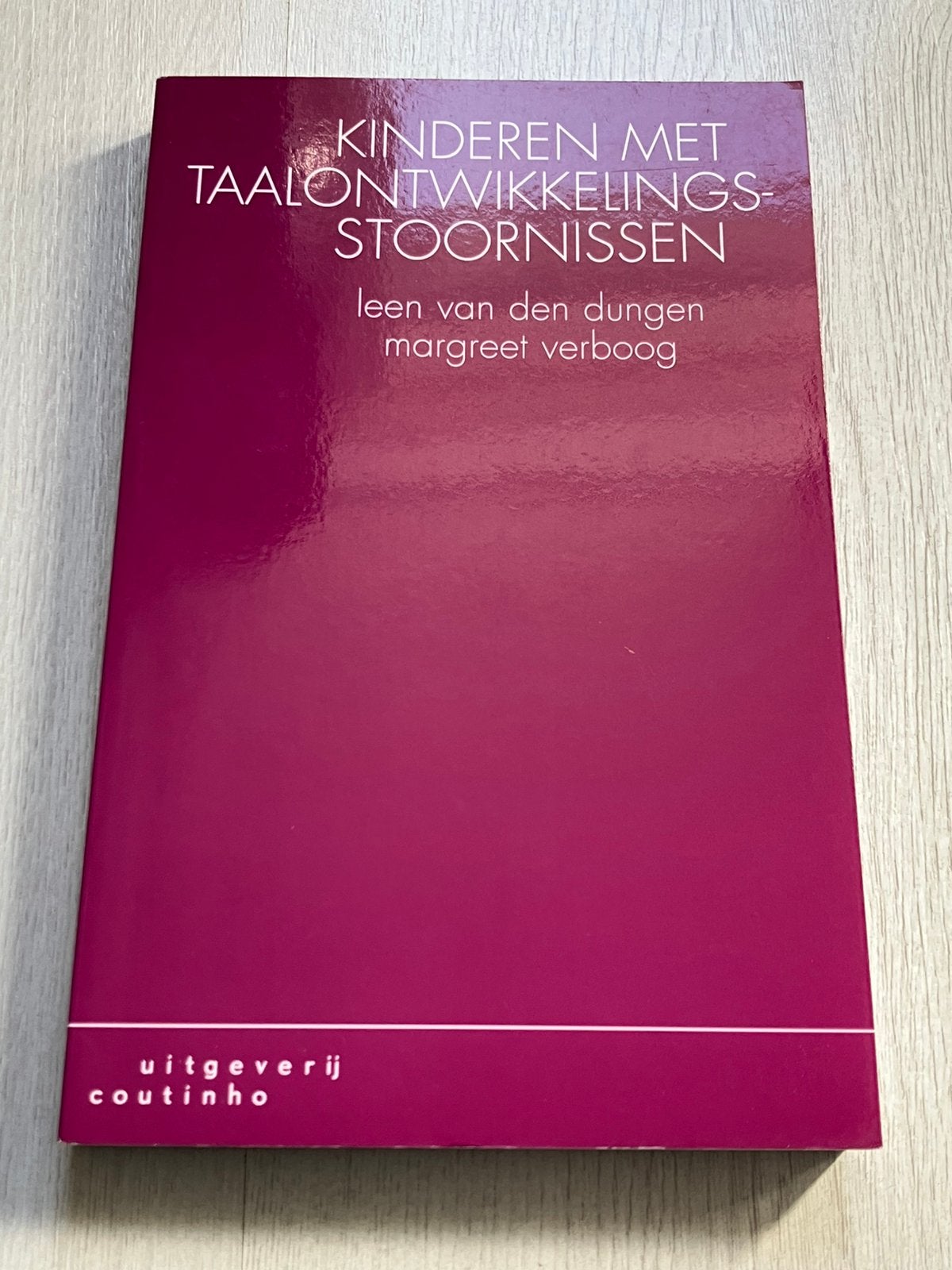 M. Verboog - Kinderen met taalontwikkelingsstoornissen, Boeken, Ophalen of Verzenden, Zo goed als nieuw, HBO
