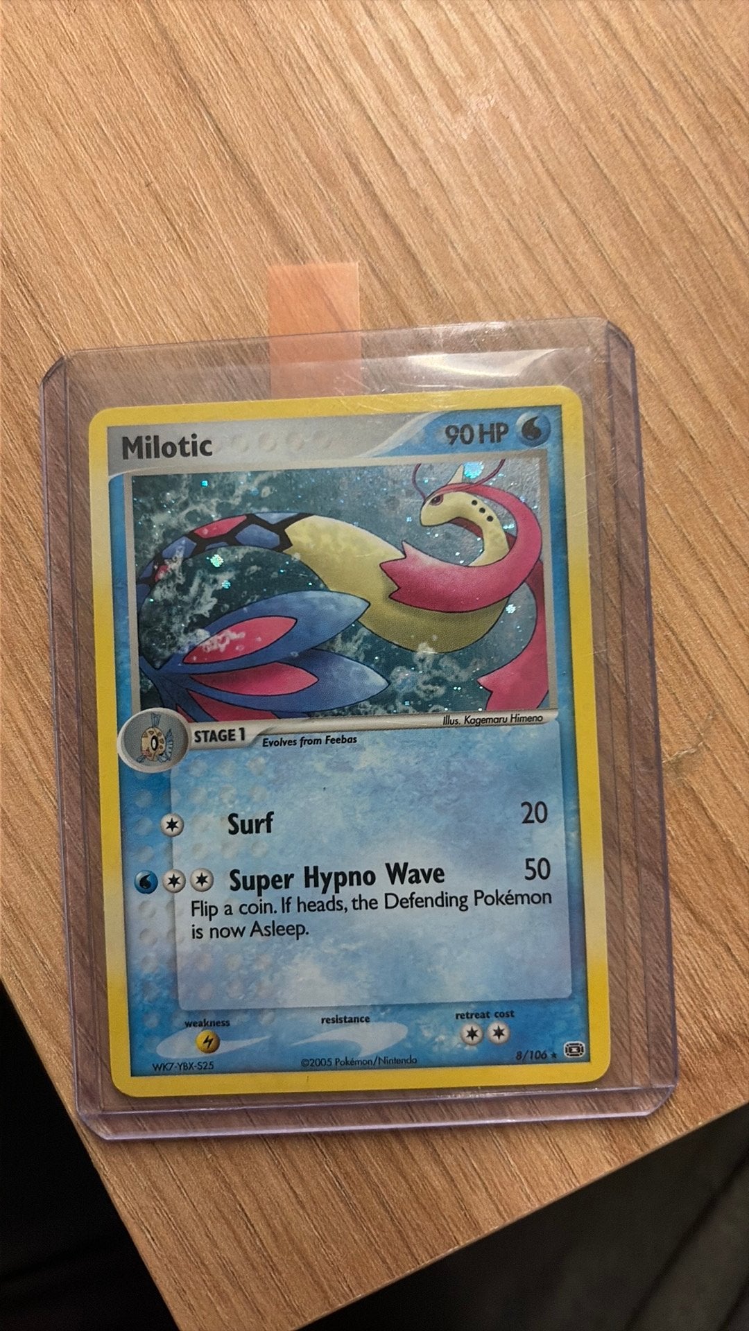 Milotic #8 Pokemon EX Emerald, Hobby en Vrije tijd, Verzamelkaartspellen | Pokémon, Ophalen of Verzenden, Zo goed als nieuw