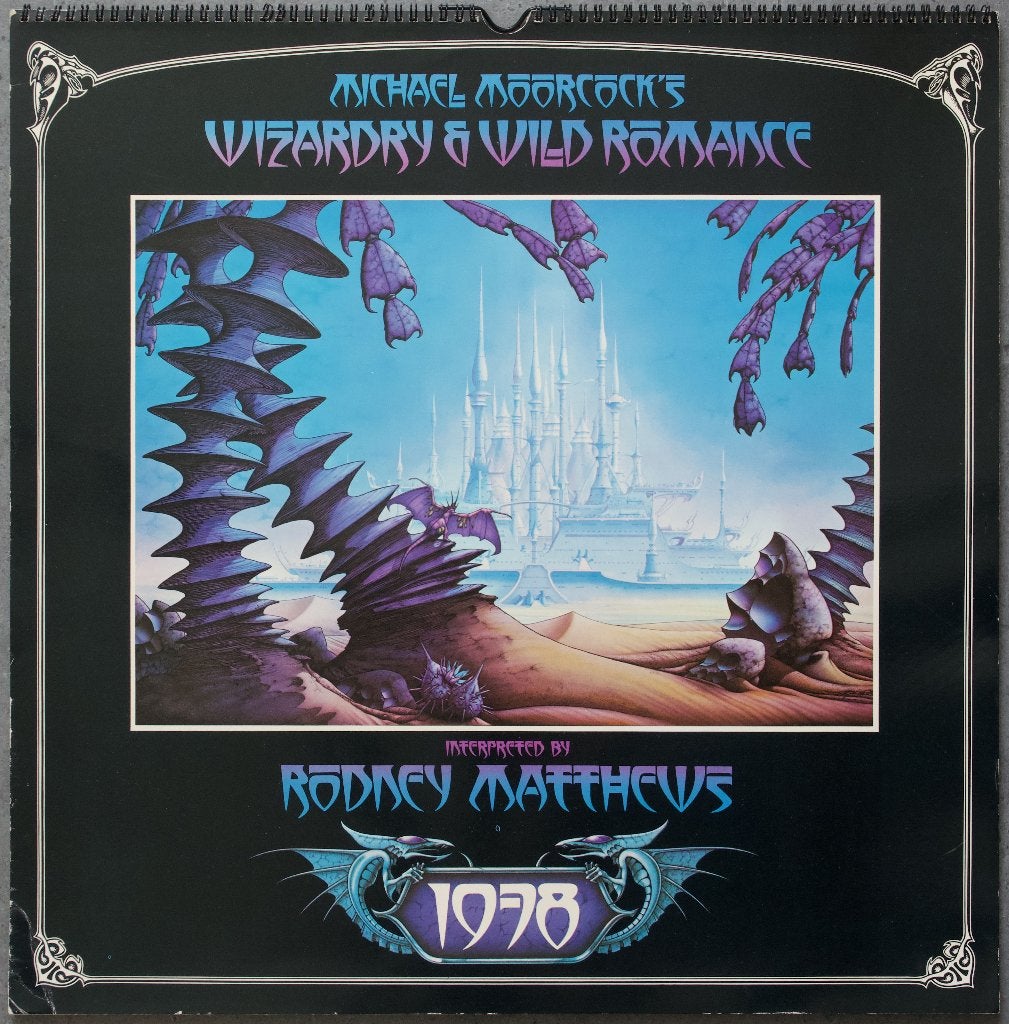 Rodney Matthews - Michael Moorcock's Wizardry & Wild Romance, Diversen, Kalenders, Ophalen of Verzenden, Maandkalender, Zo goed als nieuw