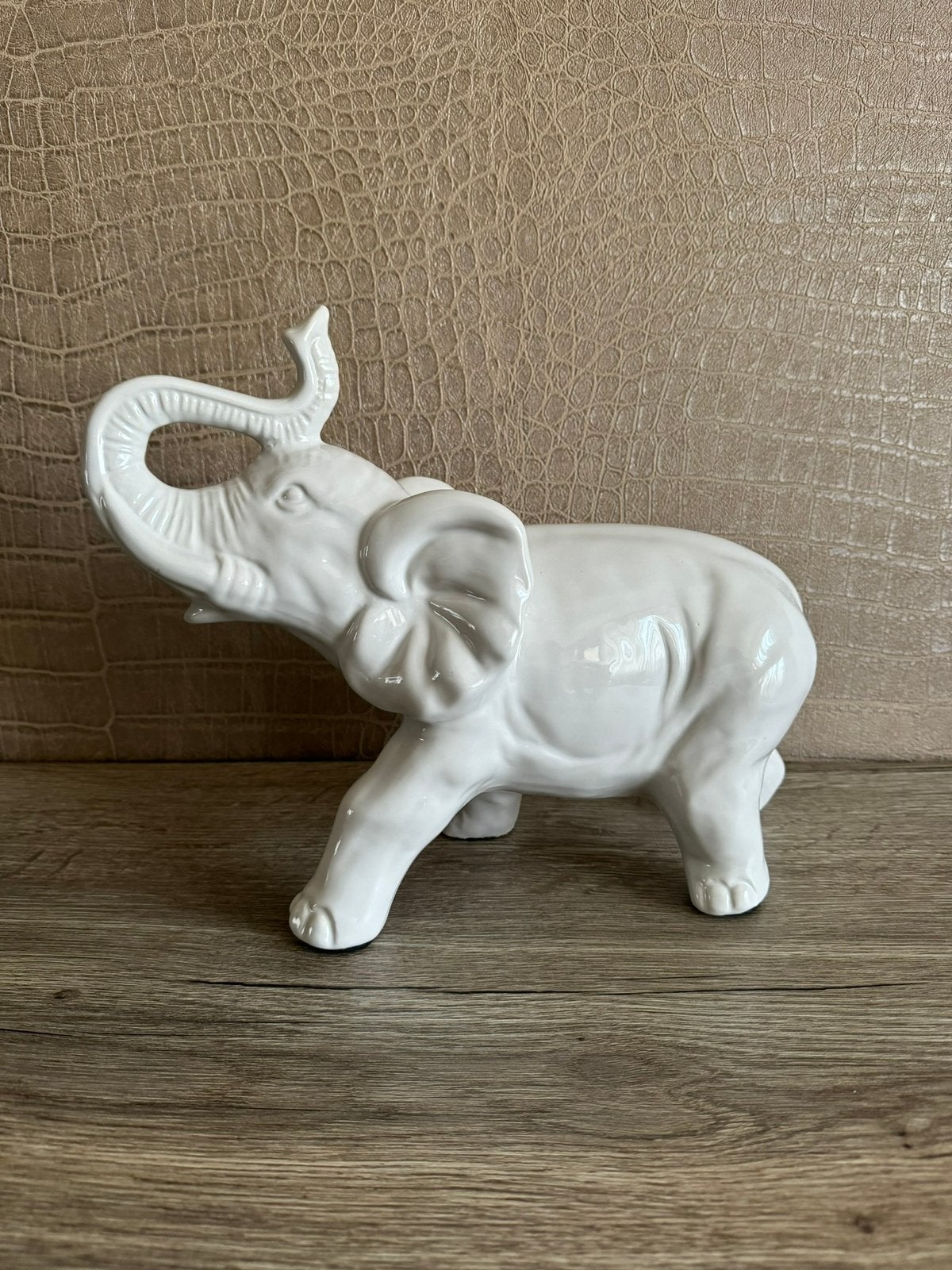 olifant (wit) 28hoog 35breed 12diep/Nieuw!, Ophalen of Verzenden, Nieuw, Dier
