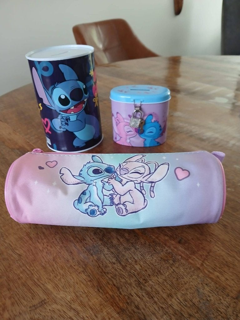 stitch       spaarpot       etui, Ophalen of Verzenden, Zo goed als nieuw