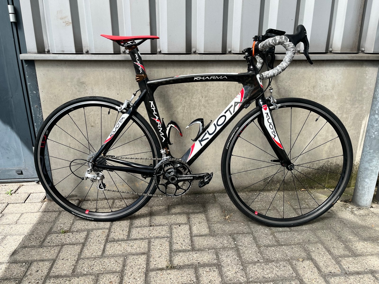 Kuota Kharma racefiets - Carbon - Maat 54 cm, 28 inch, Gebruikt, Carbon, Velgrem