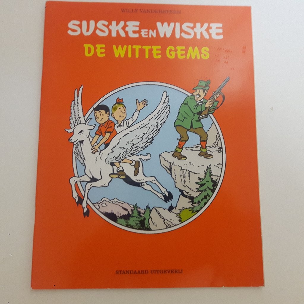 SUSKE EN WISKE De witte gems (jfb-susw), Eén stripboek, Ophalen of Verzenden, Gelezen