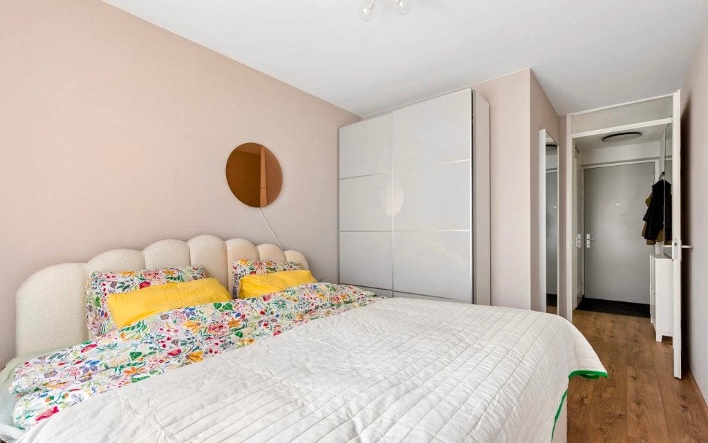 bedframe, Huis en Inrichting, Slaapkamer | Bedden, Ophalen, Tweepersoons, Zo goed als nieuw, Overige maten