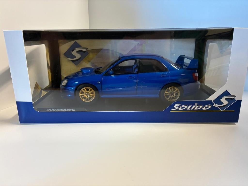 27670: Subaru Impreza WRX STi - 2003 - Solido 1:18, Hobby en Vrije tijd, Modelauto's | 1:18, Solido, Auto, Solido, Nieuw
