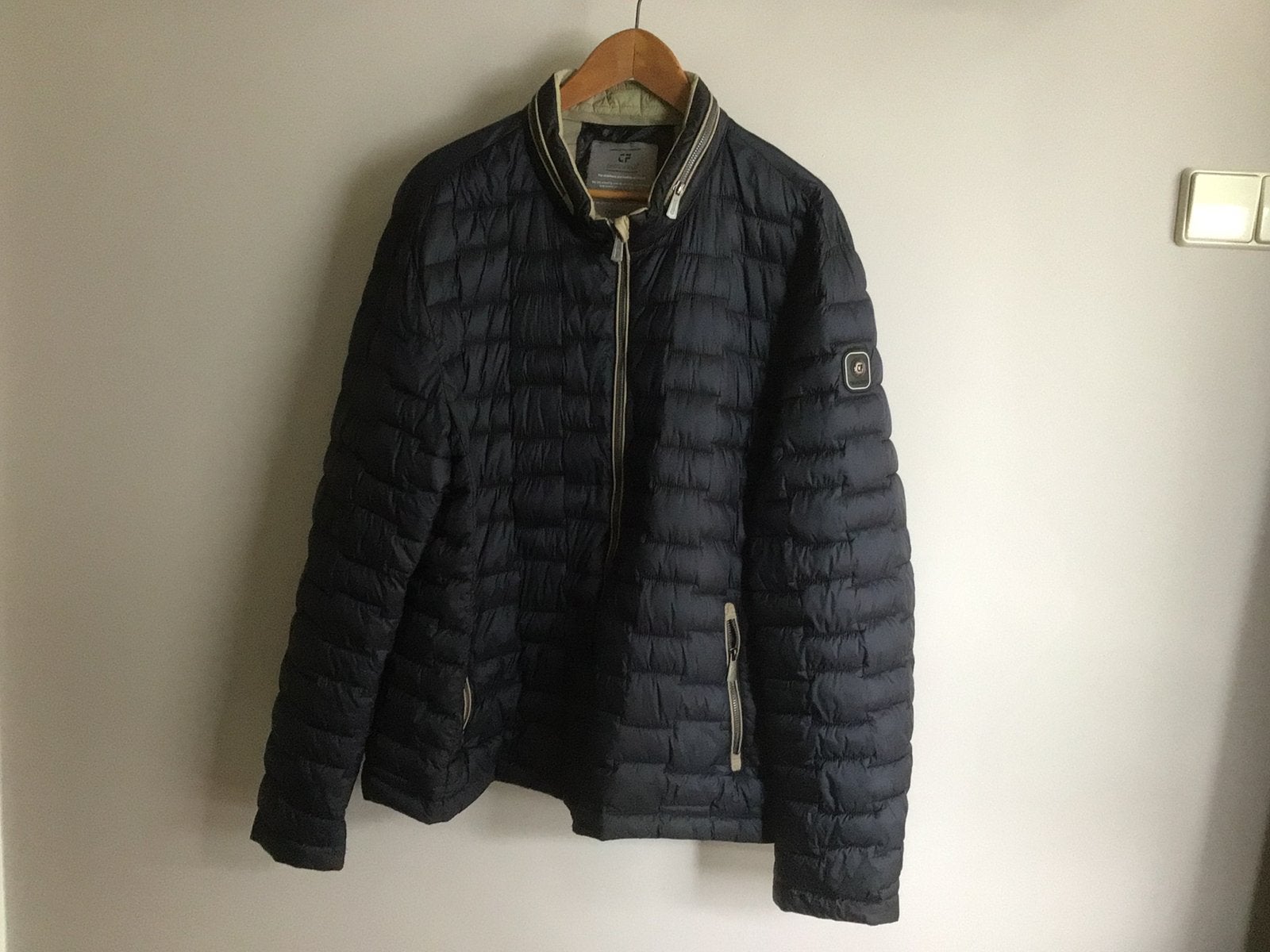 Crossfield Herenjas donkerblauw maat XXL/ 56., Ophalen, Zo goed als nieuw, Maat 56/58 (XL), Blauw