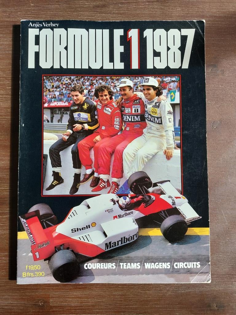 Formule 1 Jaarboek 1987 - Anjès Verhey, Ophalen of Verzenden, Gelezen, Algemeen, Anjès Verhey
