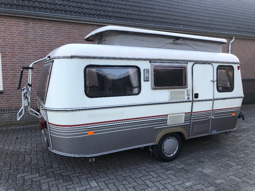 Eriba Touring  Troll met luifel, Caravans en Kamperen, Caravans, Standaardzit, Schokbreker, Dwarsbed, Tot en met 3