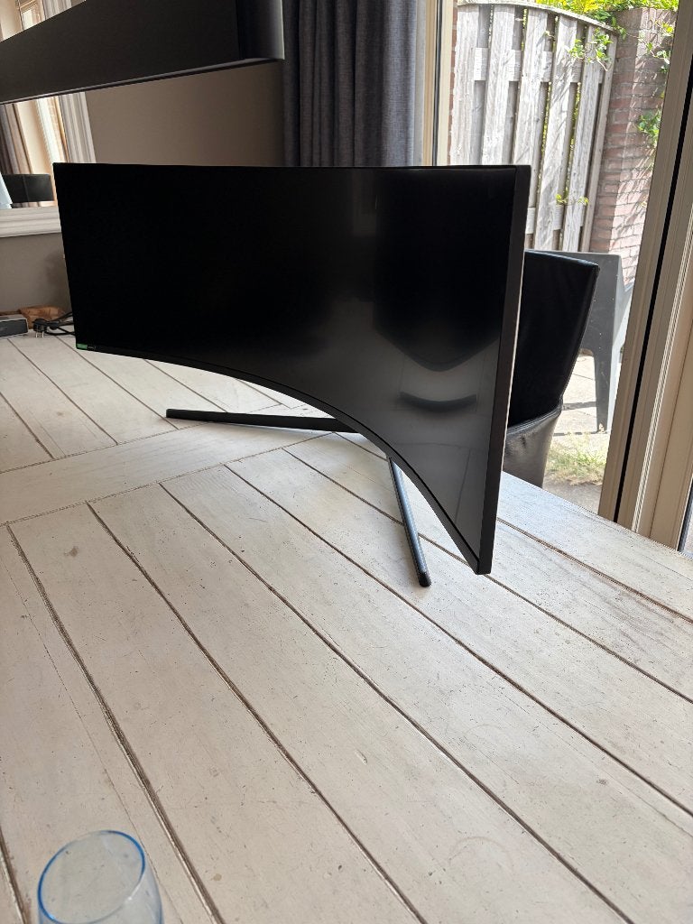 Samsung C49G95TSSR 49 inch met zwart scherm, printplaat stuk, Gebruikt, Ingebouwde speakers, Ultra HD (4K), Samsung