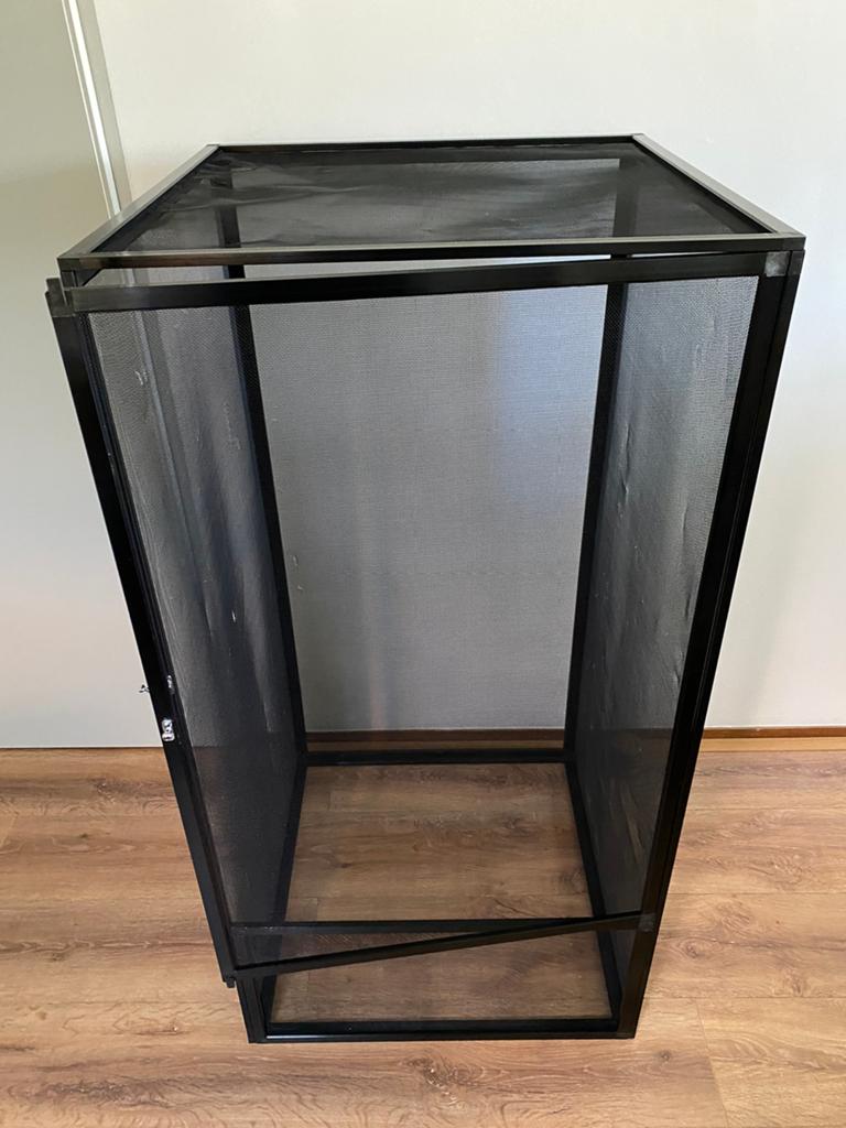 Gaas terrarium 120x60x60, Ophalen, Gebruikt, Terrarium of Paludarium
