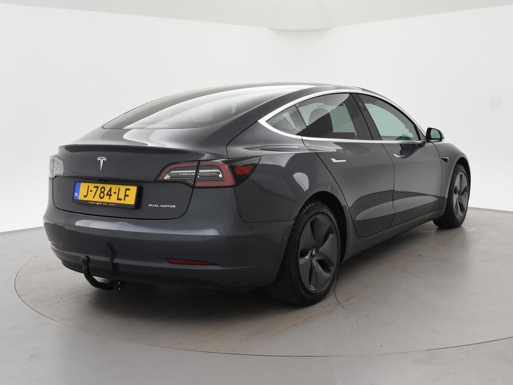 Tesla Model 3 LONG RANGE AWD 75 kWh + TREKHAAK | 560 KM WLTP, Automaat, Stoelverwarming, Stof, Origineel Nederlands