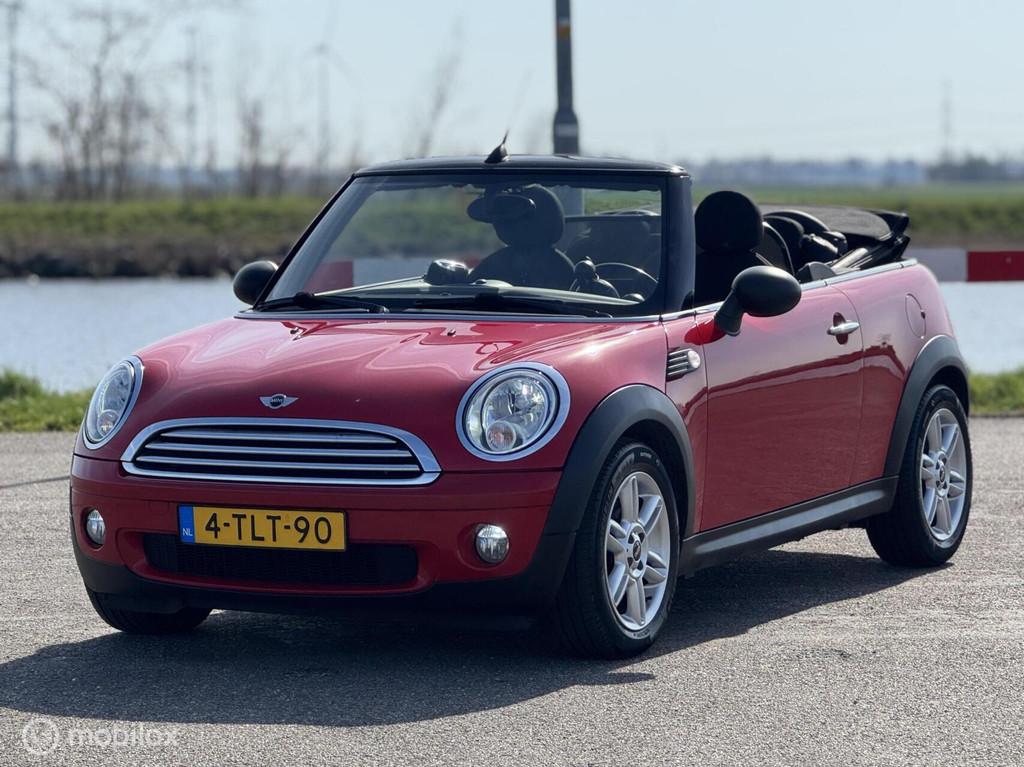 Mini Cabrio 1.6 One, Cabriolet , Airco, Led !, Auto's, Voorwielaandrijving, Euro 5, Gebruikt, 4 cilinders