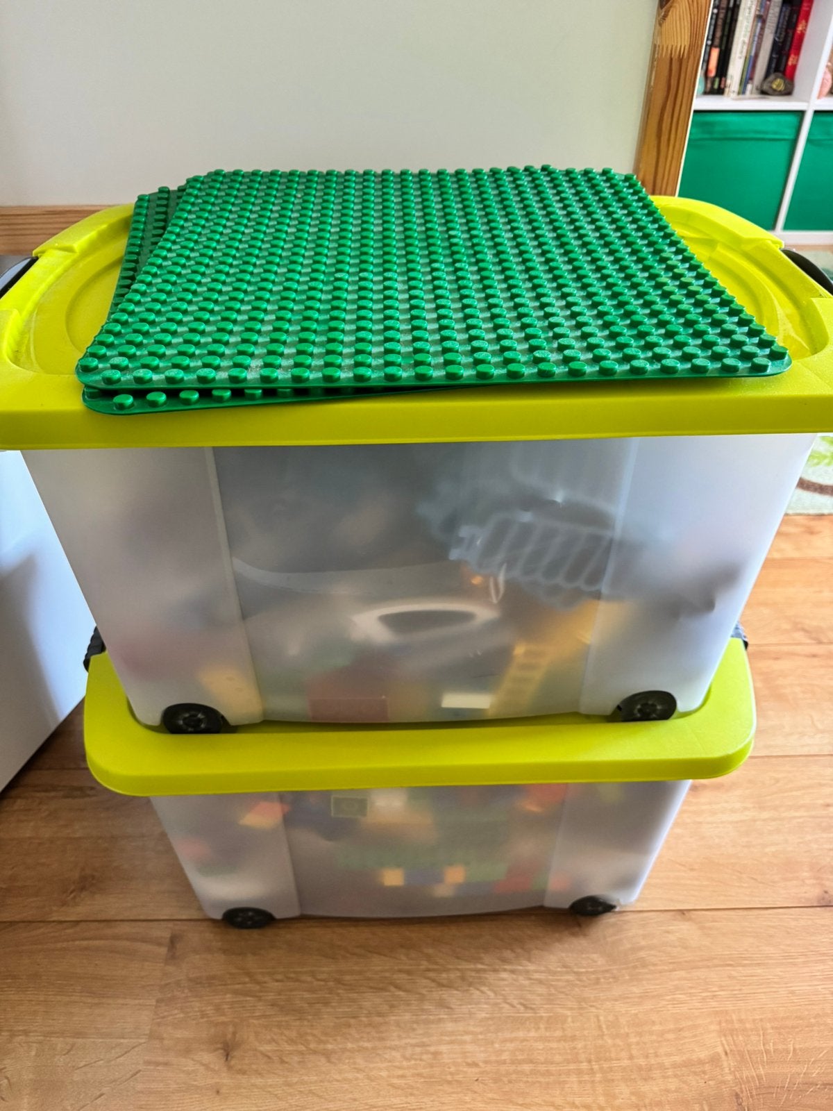 Duplo, 2 grote bakken vol met 3 bouwplaten, Ophalen, Zo goed als nieuw