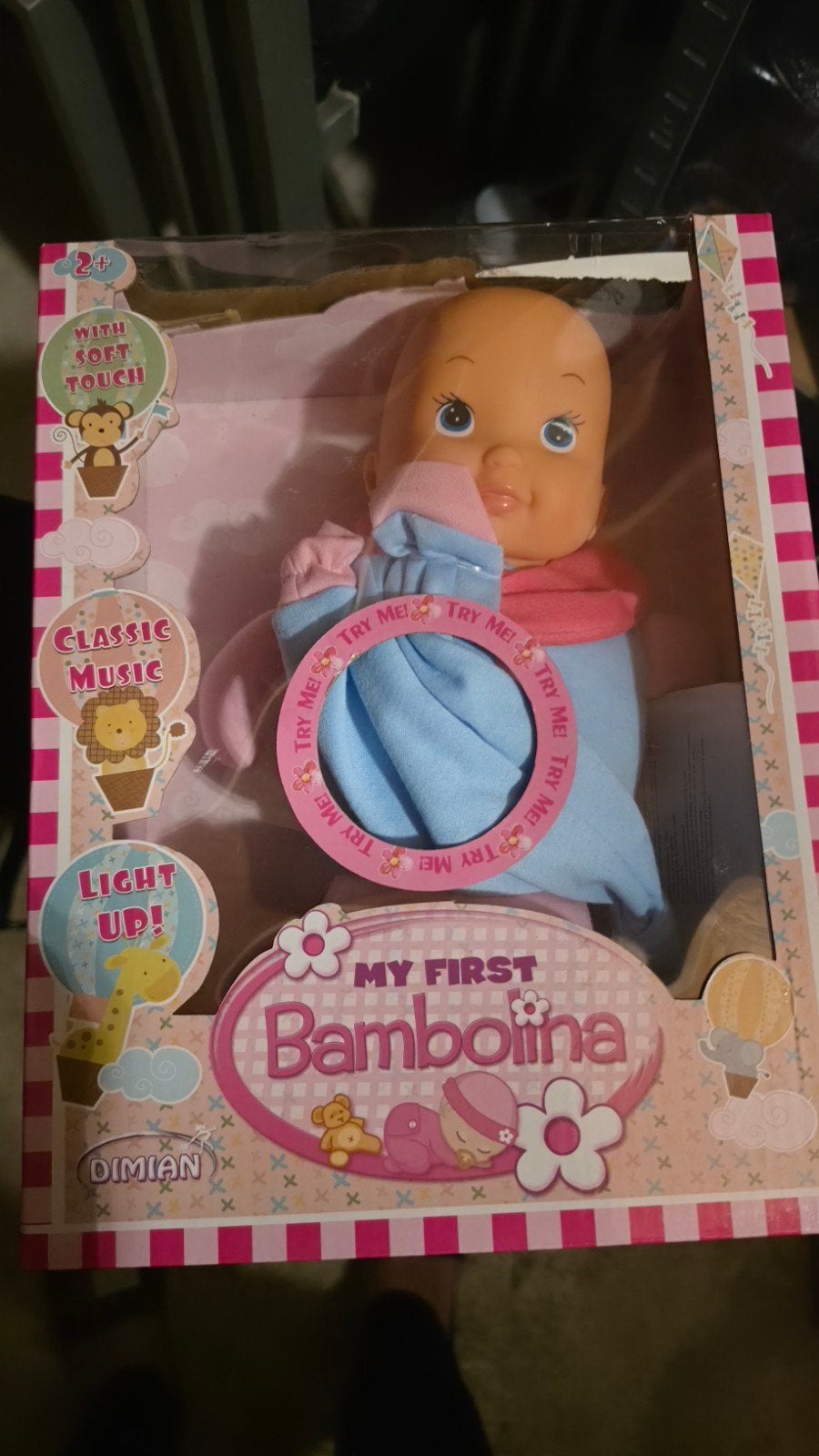 BAMBOLINA doll with cry sound 36cm, BD1828, Kinderen en Baby's, Speelgoed | Poppen, Ophalen of Verzenden
