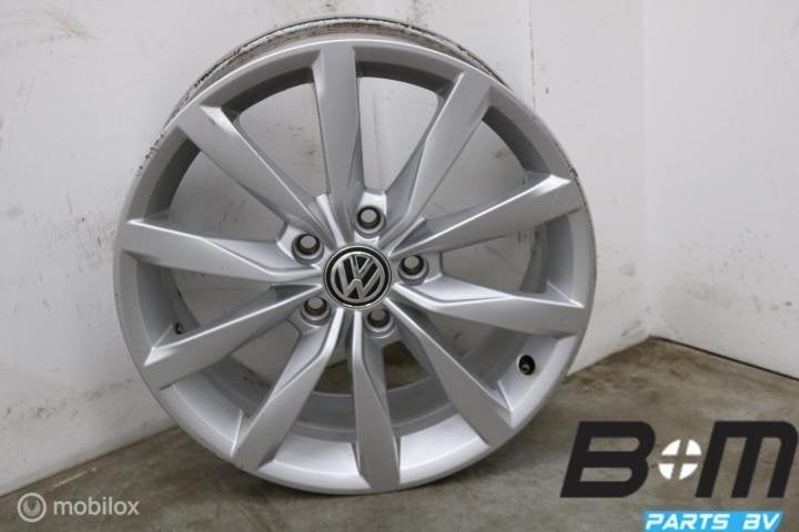 ORIGINEEL! 17 inch Dijon velgen VW Golf 7! 5G0601025BF, Auto-onderdelen, Gebruikt, Velg(en)