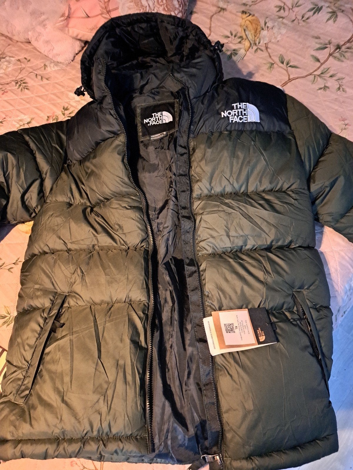 the north face 700 puffer heren winterjas, Kleding | Heren, Ophalen of Verzenden, The North Face, Groen, Maat 56/58 (XL)