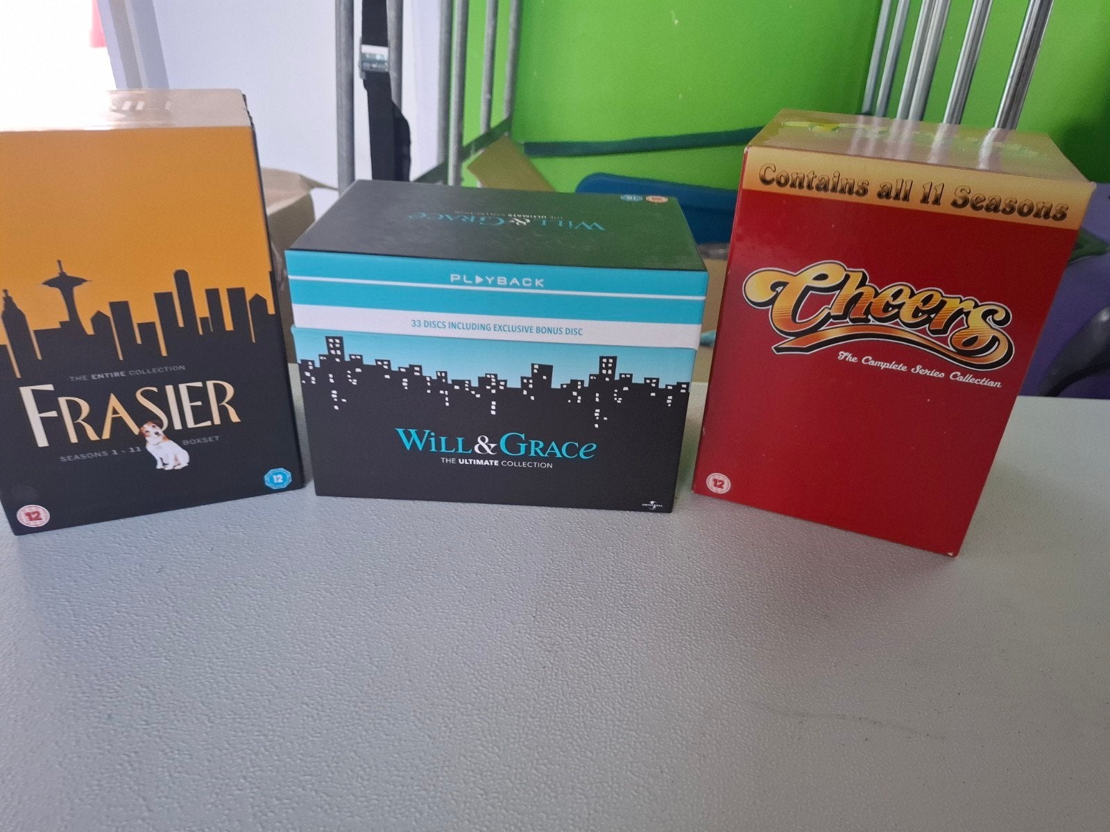 Cheers, Will & Grace complete series boxsets, Cd's en Dvd's, Dvd's | Tv en Series, Vanaf 12 jaar, Ophalen of Verzenden, Zo goed als nieuw